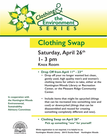Clothing Swap Flyer