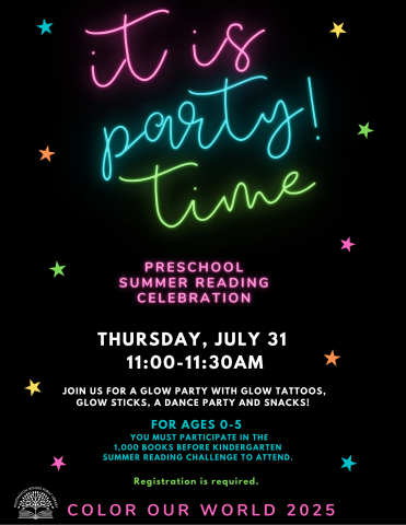 Preschool Glow Party