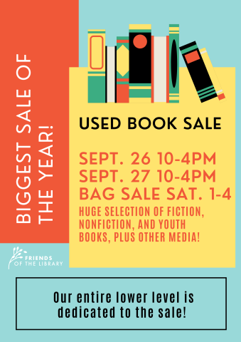 Poster for Book Sale