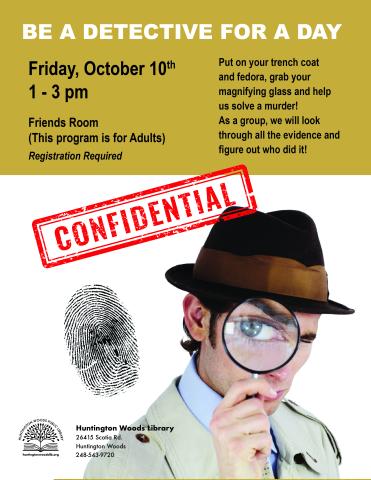 detective flyer