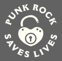 Logo for Punk Rock Saves Lives