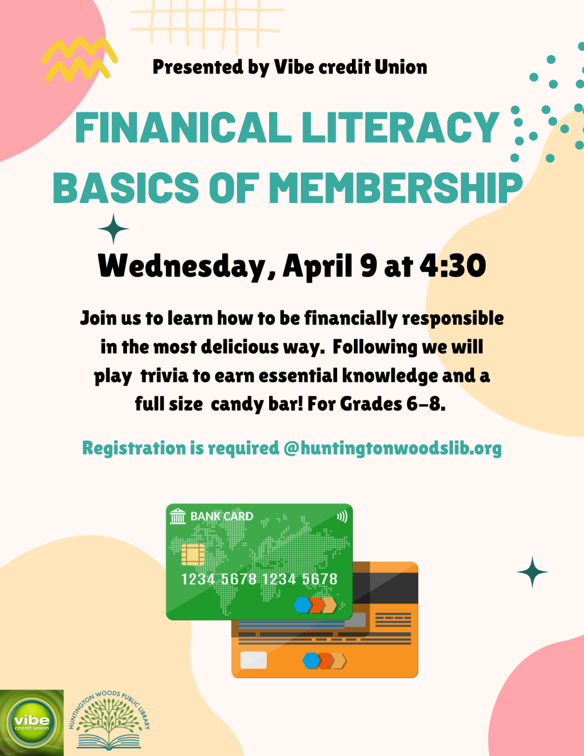 Poster for Financial literacy basics of membership