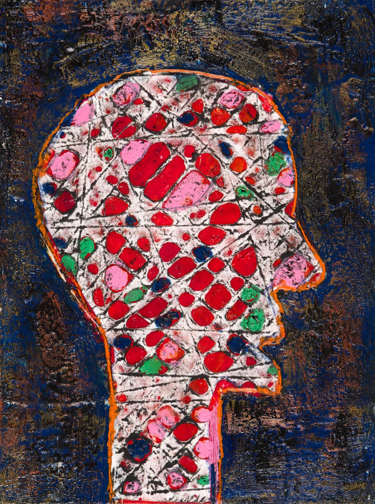painting on a head