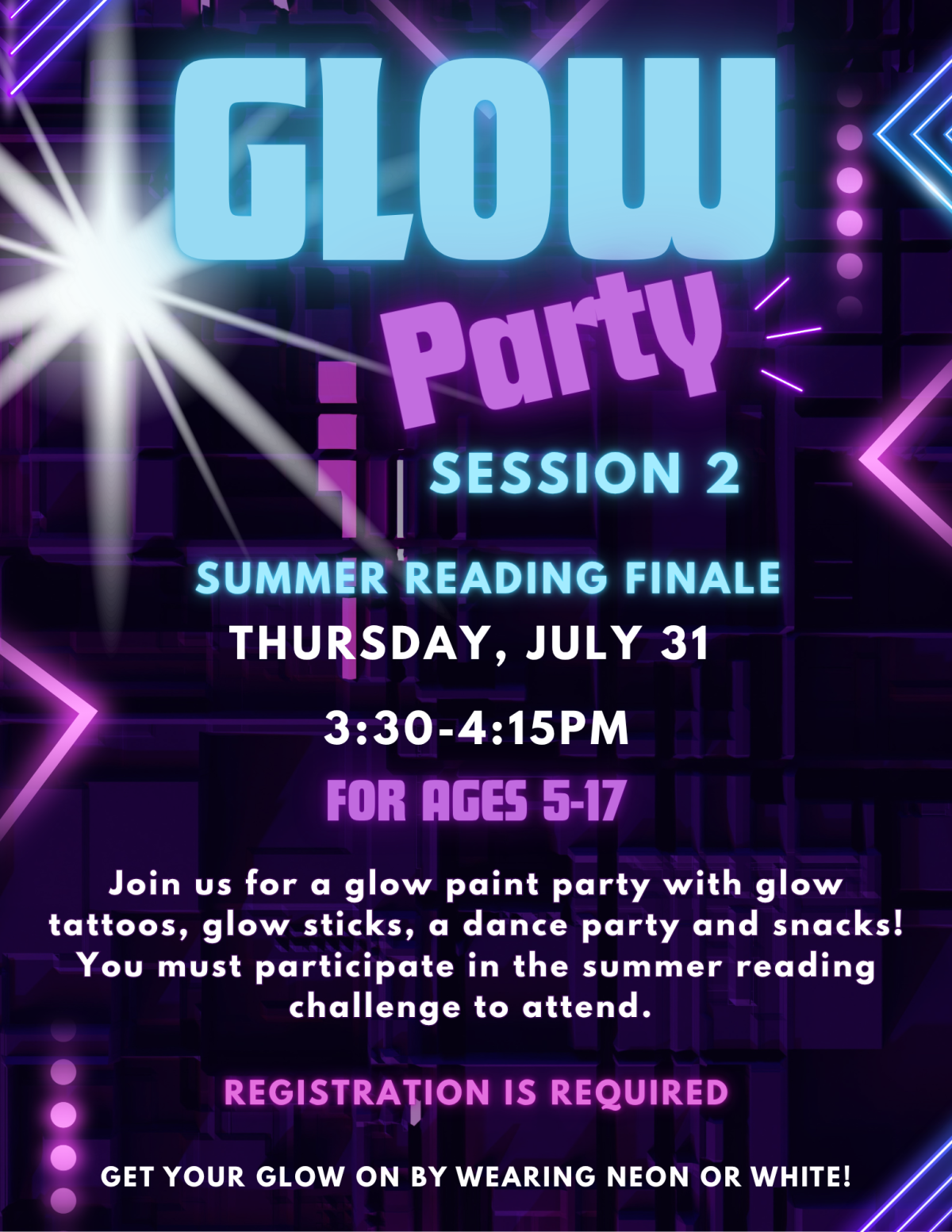 Glow Party Session 2 